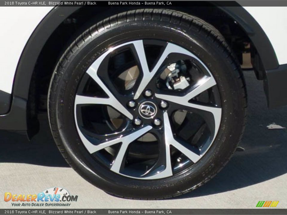 2018 Toyota C-HR XLE Blizzard White Pearl / Black Photo #36