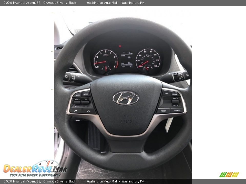 2020 Hyundai Accent SE Olympus Silver / Black Photo #11