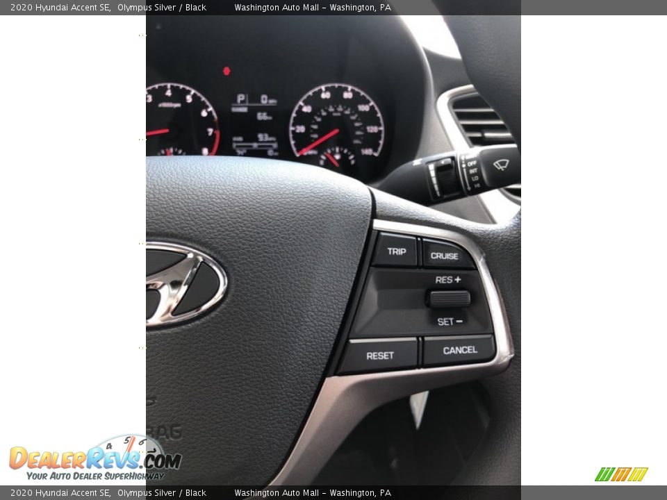 2020 Hyundai Accent SE Olympus Silver / Black Photo #13