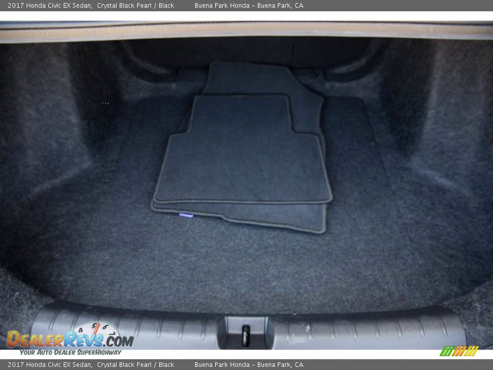 2017 Honda Civic EX Sedan Crystal Black Pearl / Black Photo #23
