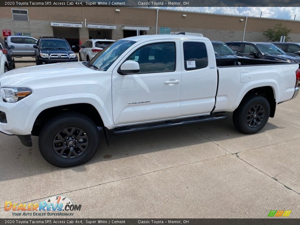 2020 Toyota Tacoma SR5 Access Cab 4x4 Super White / Cement Photo #1