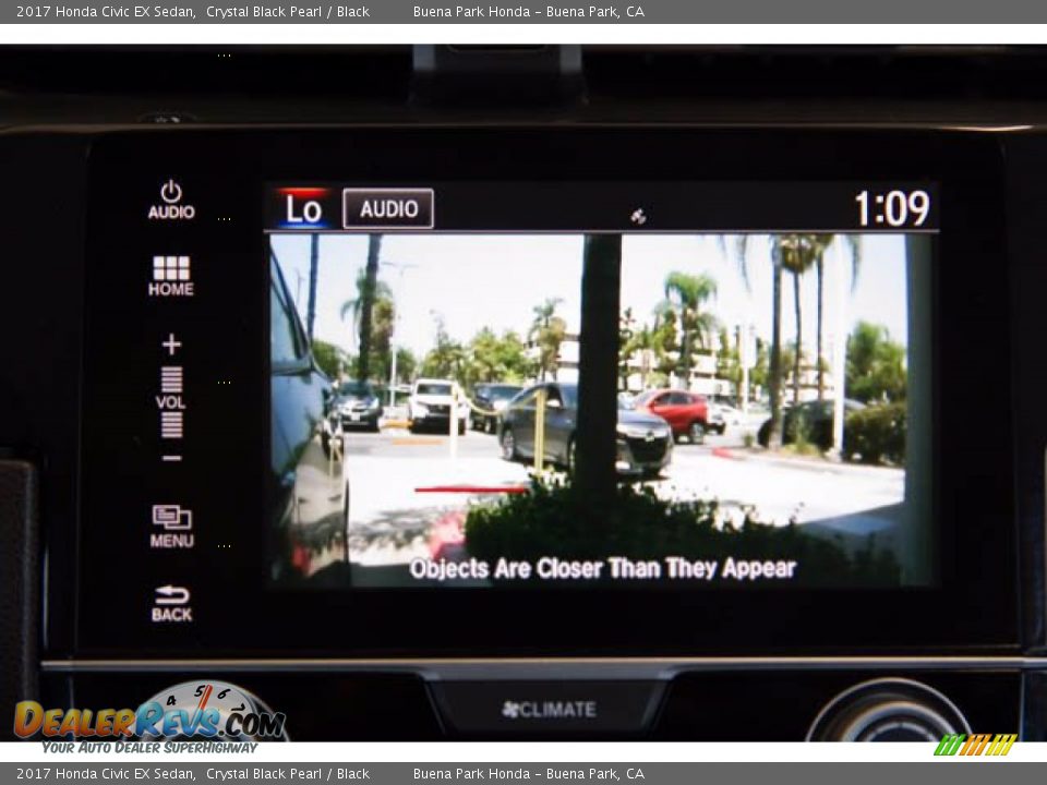 2017 Honda Civic EX Sedan Crystal Black Pearl / Black Photo #30