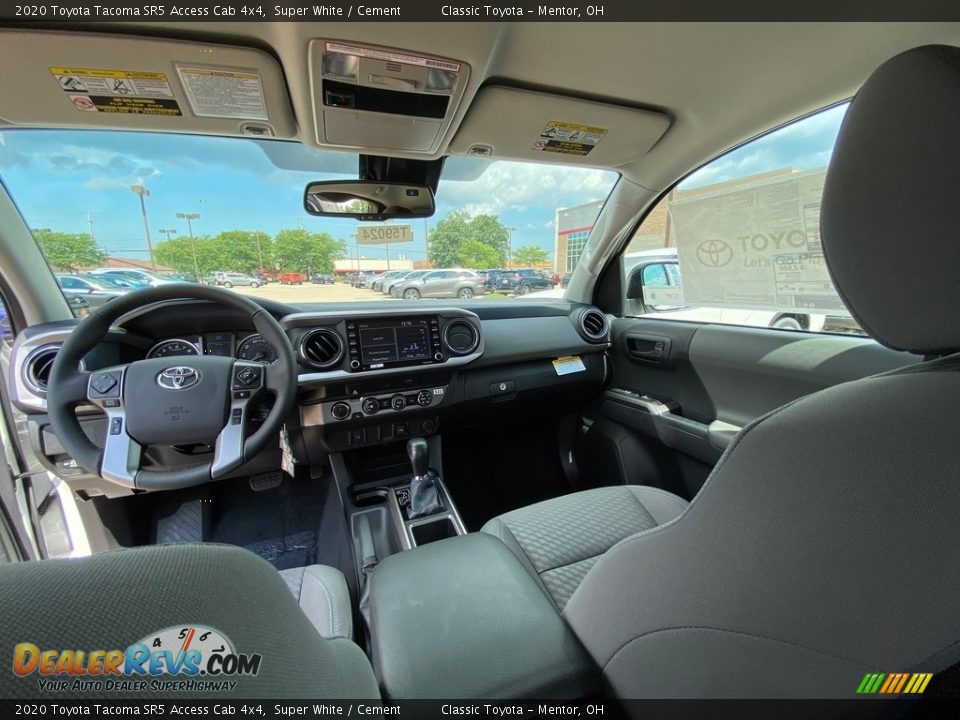 2020 Toyota Tacoma SR5 Access Cab 4x4 Super White / Cement Photo #4