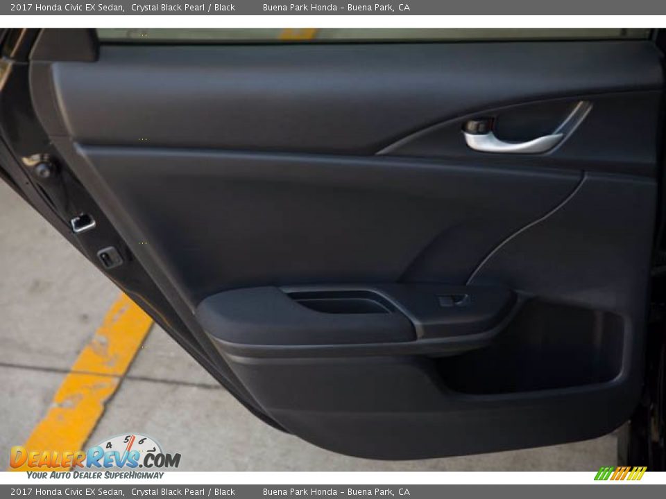 2017 Honda Civic EX Sedan Crystal Black Pearl / Black Photo #33