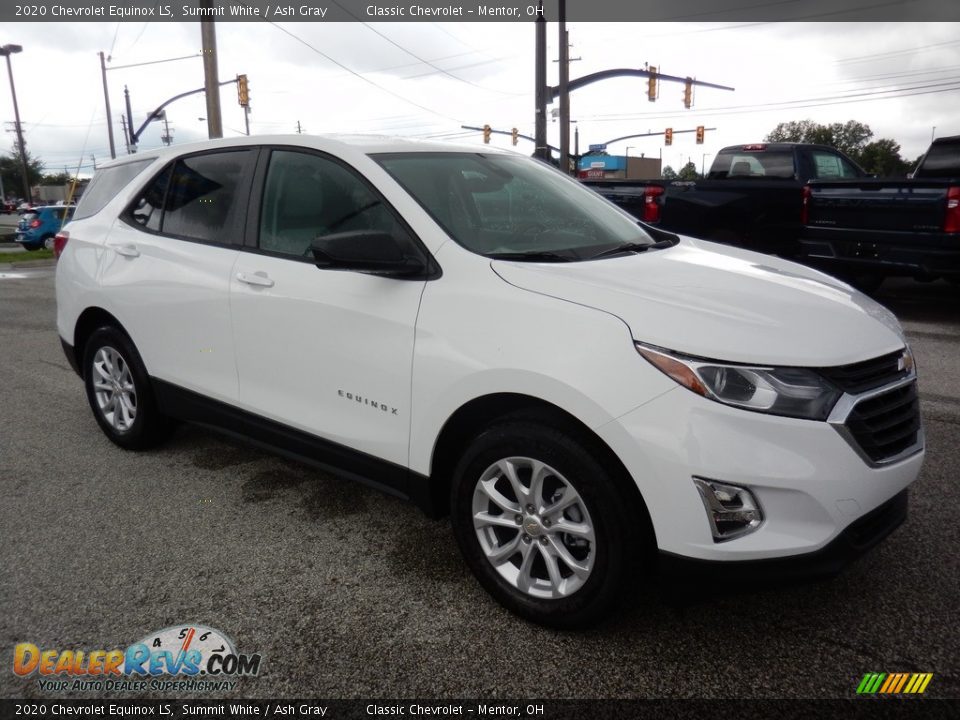 2020 Chevrolet Equinox LS Summit White / Ash Gray Photo #3