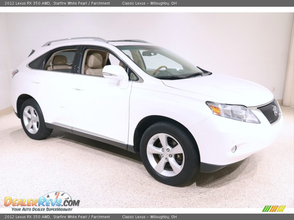 2012 Lexus RX 350 AWD Starfire White Pearl / Parchment Photo #1