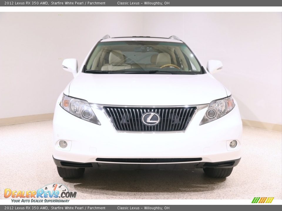 2012 Lexus RX 350 AWD Starfire White Pearl / Parchment Photo #2