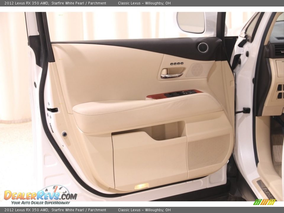 2012 Lexus RX 350 AWD Starfire White Pearl / Parchment Photo #4