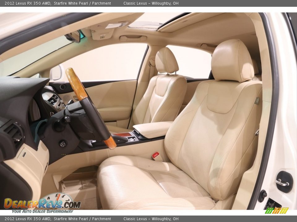 2012 Lexus RX 350 AWD Starfire White Pearl / Parchment Photo #5
