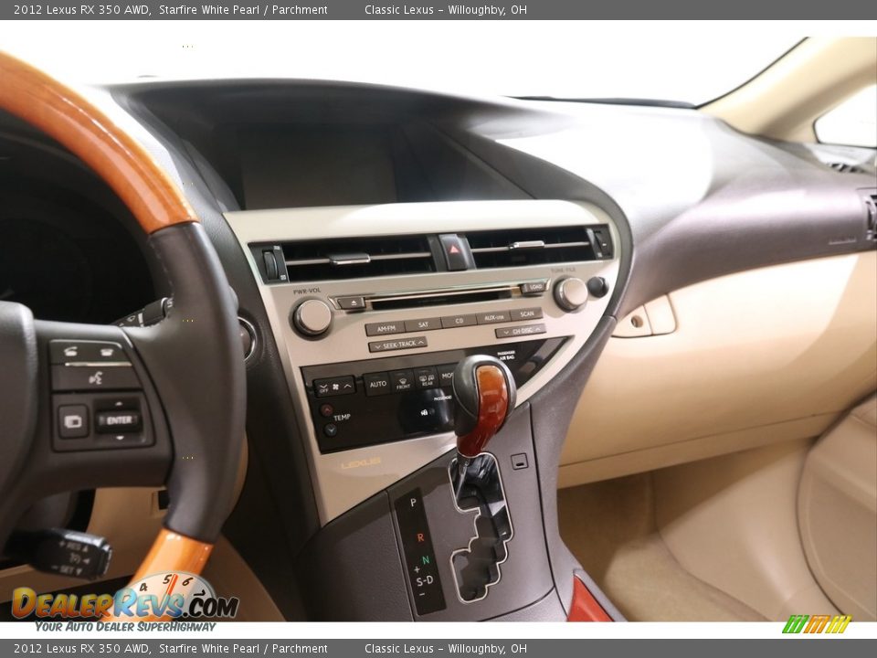 2012 Lexus RX 350 AWD Starfire White Pearl / Parchment Photo #9