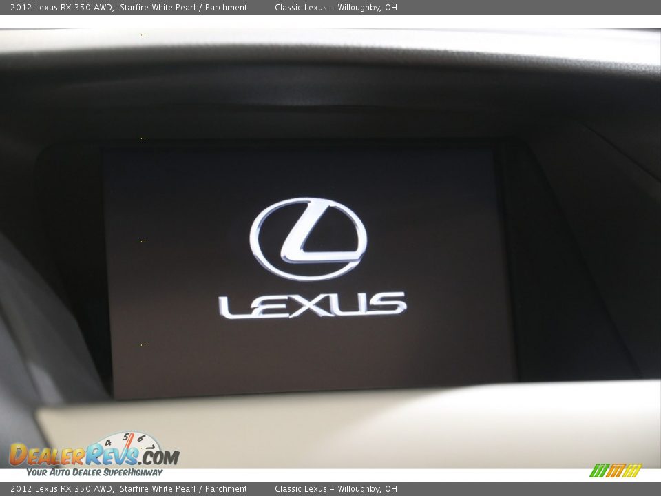 2012 Lexus RX 350 AWD Starfire White Pearl / Parchment Photo #10