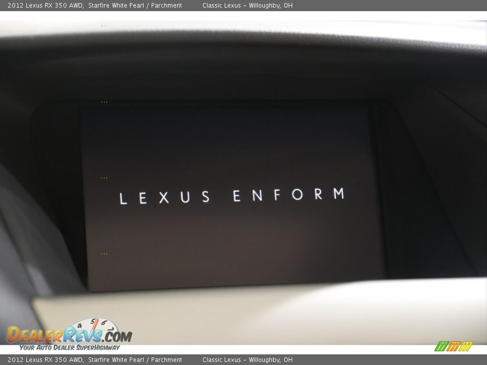 2012 Lexus RX 350 AWD Starfire White Pearl / Parchment Photo #11