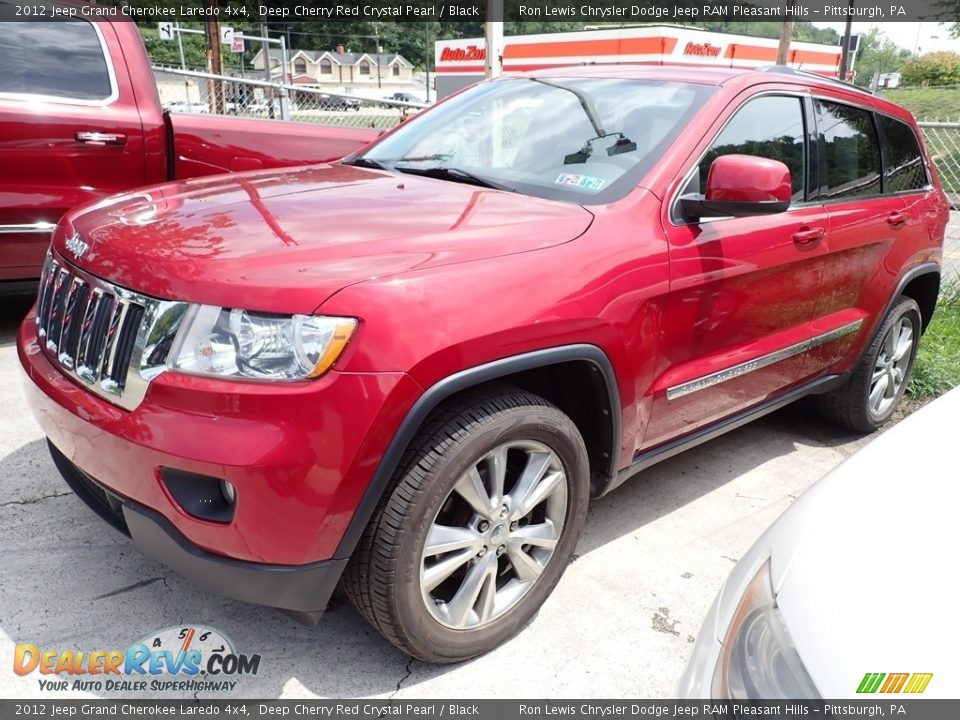 2012 Jeep Grand Cherokee Laredo 4x4 Deep Cherry Red Crystal Pearl / Black Photo #1