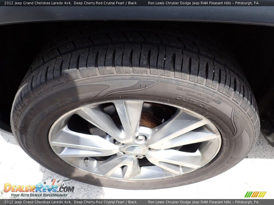 2012 Jeep Grand Cherokee Laredo 4x4 Deep Cherry Red Crystal Pearl / Black Photo #2