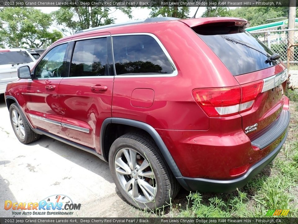 2012 Jeep Grand Cherokee Laredo 4x4 Deep Cherry Red Crystal Pearl / Black Photo #3