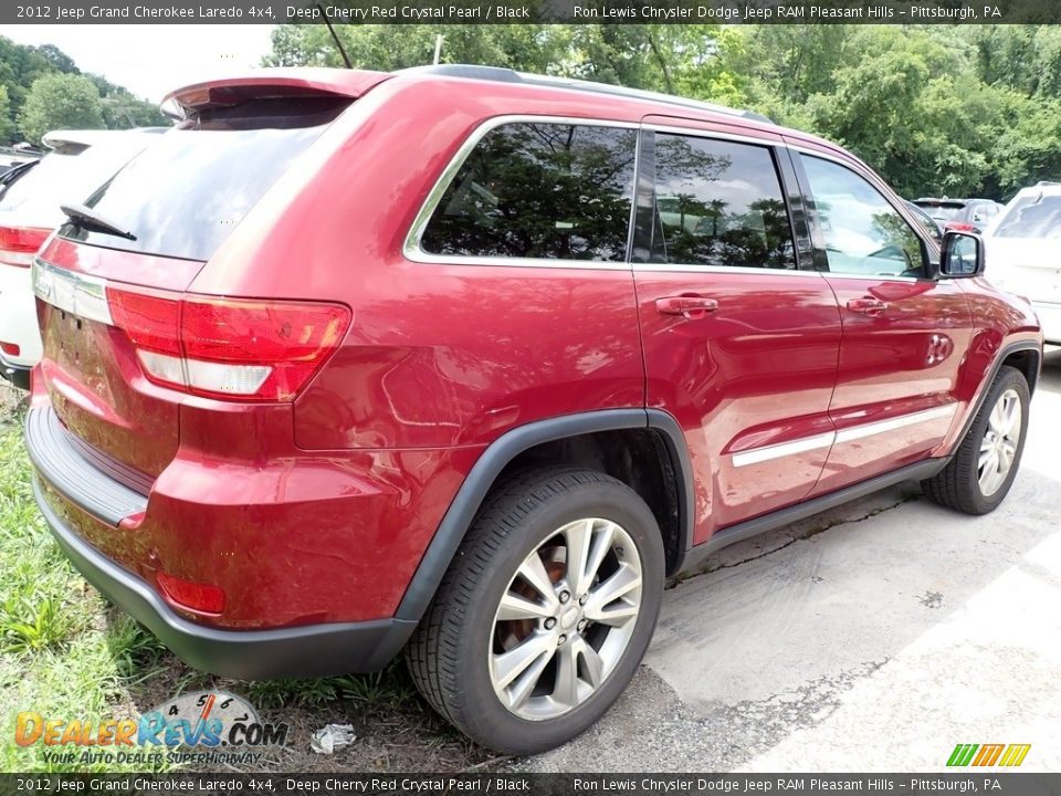 2012 Jeep Grand Cherokee Laredo 4x4 Deep Cherry Red Crystal Pearl / Black Photo #4