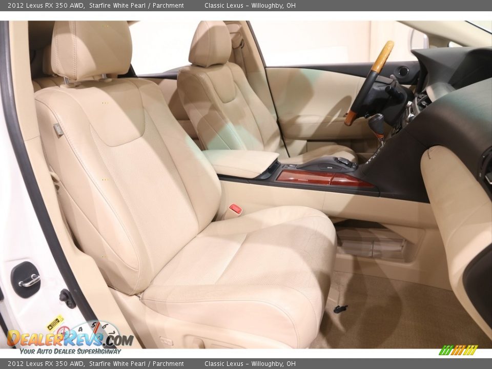 2012 Lexus RX 350 AWD Starfire White Pearl / Parchment Photo #18