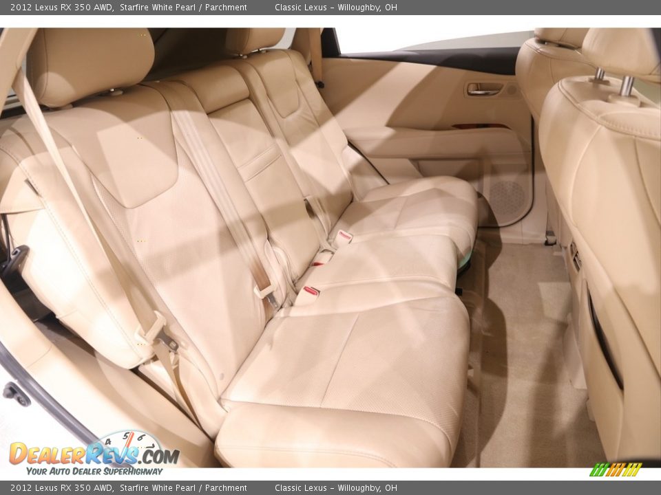 2012 Lexus RX 350 AWD Starfire White Pearl / Parchment Photo #19