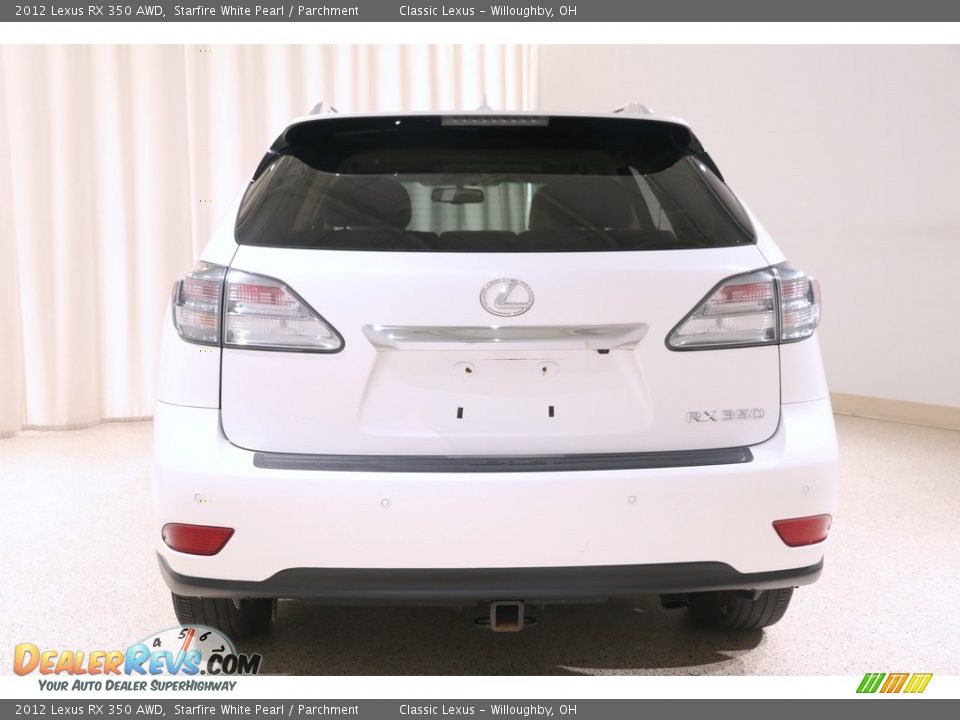 2012 Lexus RX 350 AWD Starfire White Pearl / Parchment Photo #21