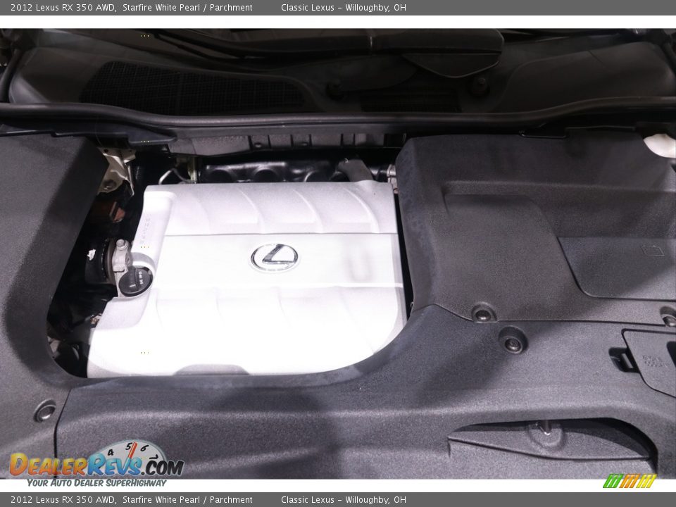 2012 Lexus RX 350 AWD Starfire White Pearl / Parchment Photo #22