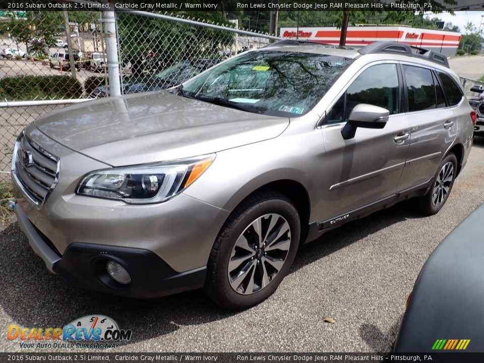 2016 Subaru Outback 2.5i Limited Carbide Gray Metallic / Warm Ivory Photo #1