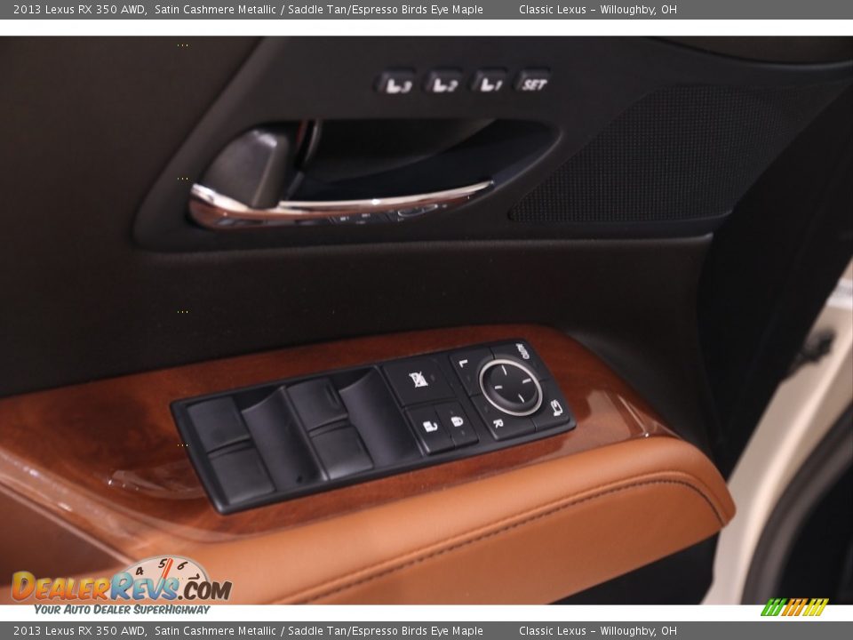 2013 Lexus RX 350 AWD Satin Cashmere Metallic / Saddle Tan/Espresso Birds Eye Maple Photo #5