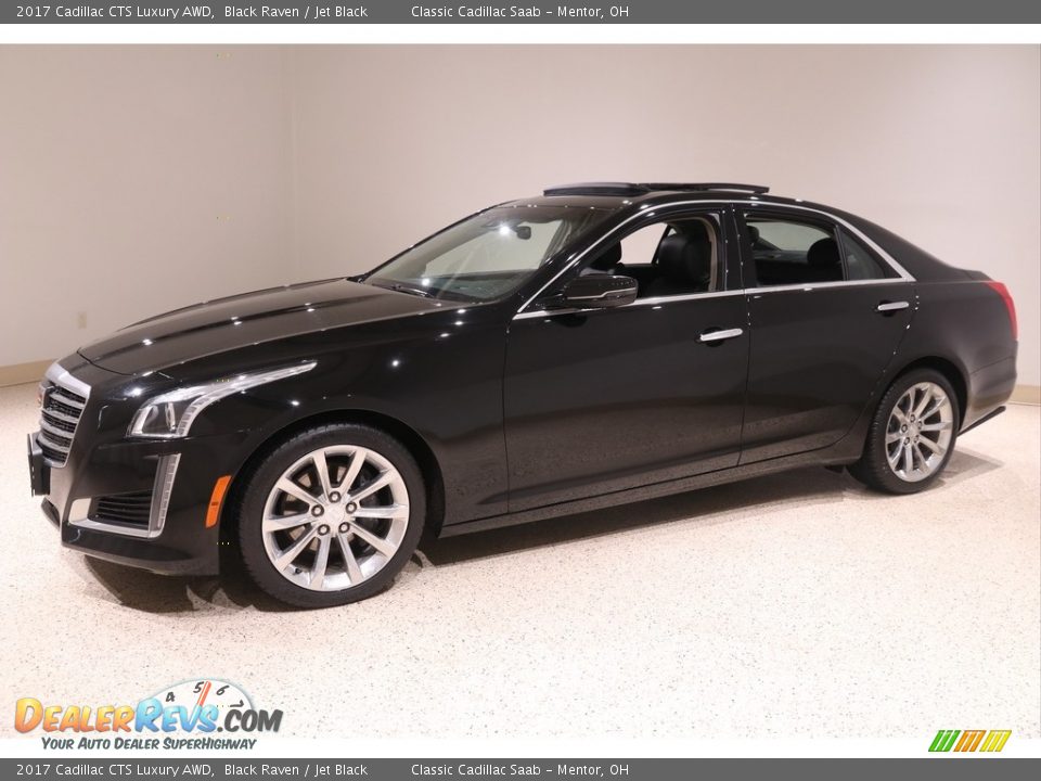 2017 Cadillac CTS Luxury AWD Black Raven / Jet Black Photo #3