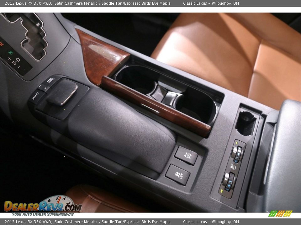 2013 Lexus RX 350 AWD Satin Cashmere Metallic / Saddle Tan/Espresso Birds Eye Maple Photo #28