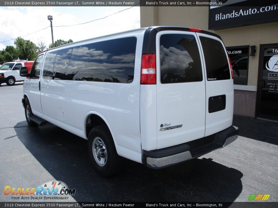 2019 Chevrolet Express 3500 Passenger LT Summit White / Medium Pewter Photo #3