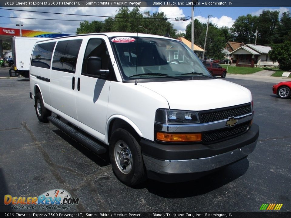 2019 Chevrolet Express 3500 Passenger LT Summit White / Medium Pewter Photo #5