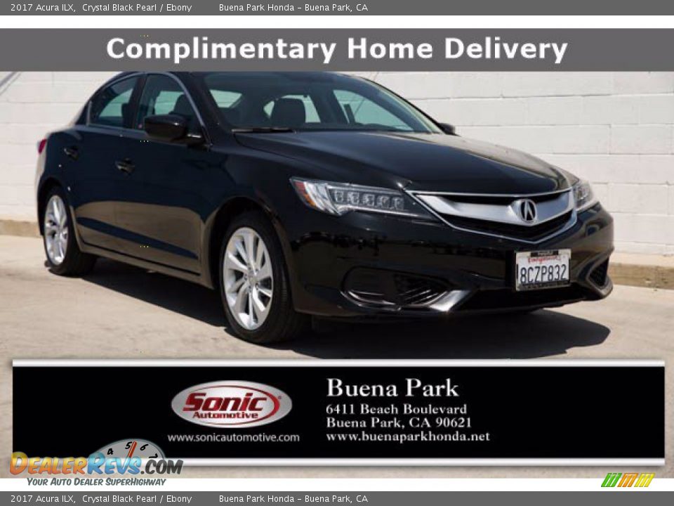 2017 Acura ILX Crystal Black Pearl / Ebony Photo #1