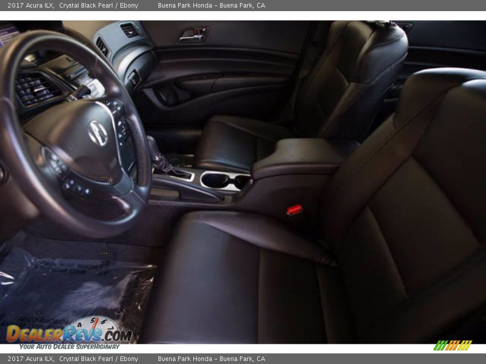 2017 Acura ILX Crystal Black Pearl / Ebony Photo #3