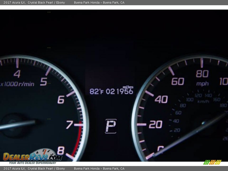 2017 Acura ILX Crystal Black Pearl / Ebony Photo #6