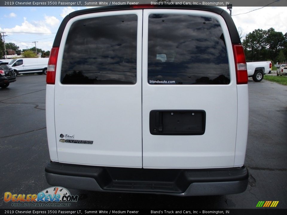 2019 Chevrolet Express 3500 Passenger LT Summit White / Medium Pewter Photo #29