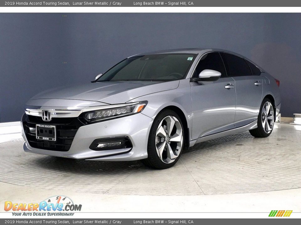 2019 Honda Accord Touring Sedan Lunar Silver Metallic / Gray Photo #12