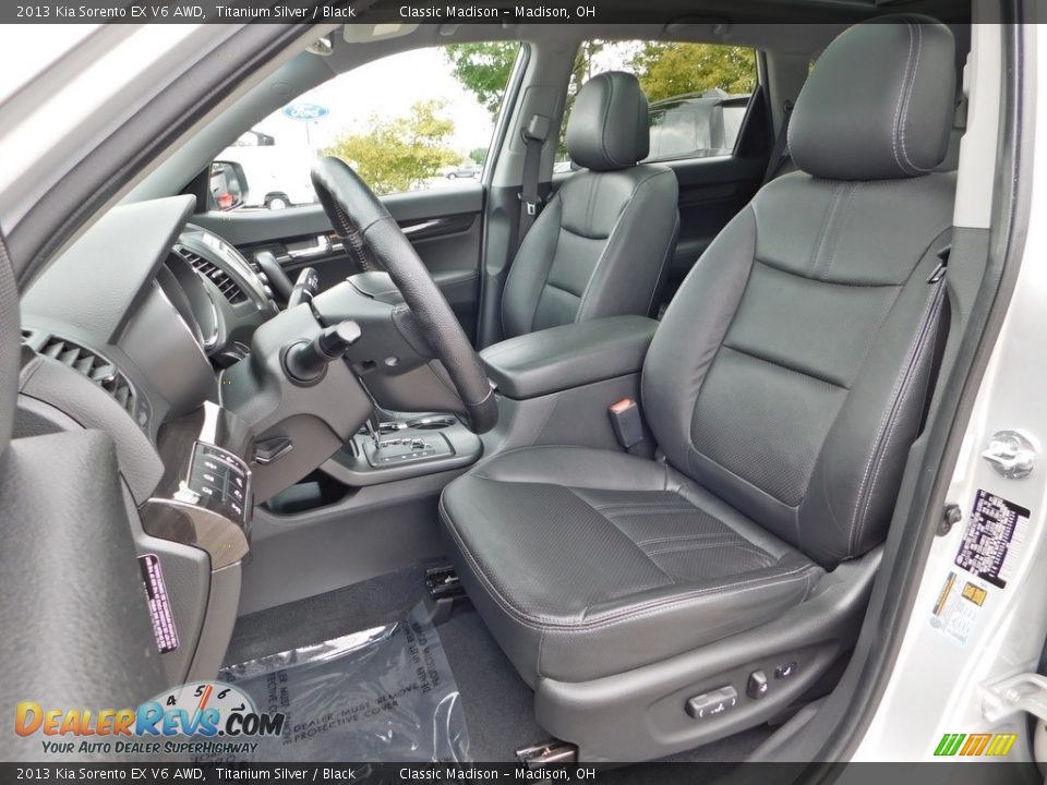 Black Interior - 2013 Kia Sorento EX V6 AWD Photo #2