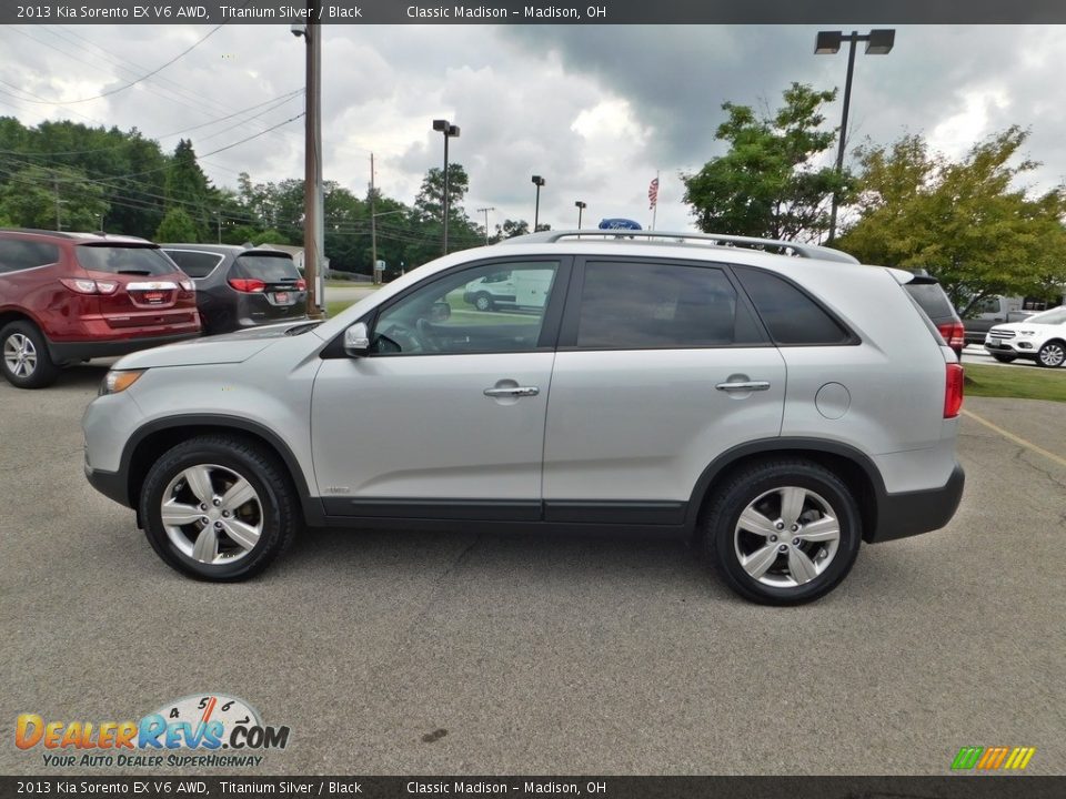 Titanium Silver 2013 Kia Sorento EX V6 AWD Photo #6