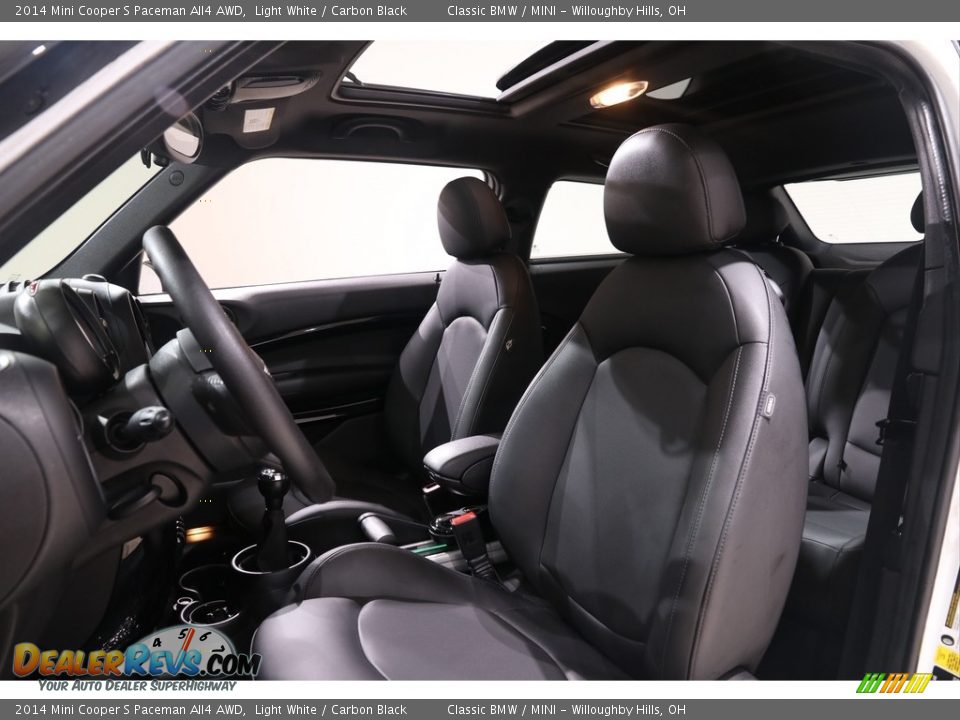 2014 Mini Cooper S Paceman All4 AWD Light White / Carbon Black Photo #6