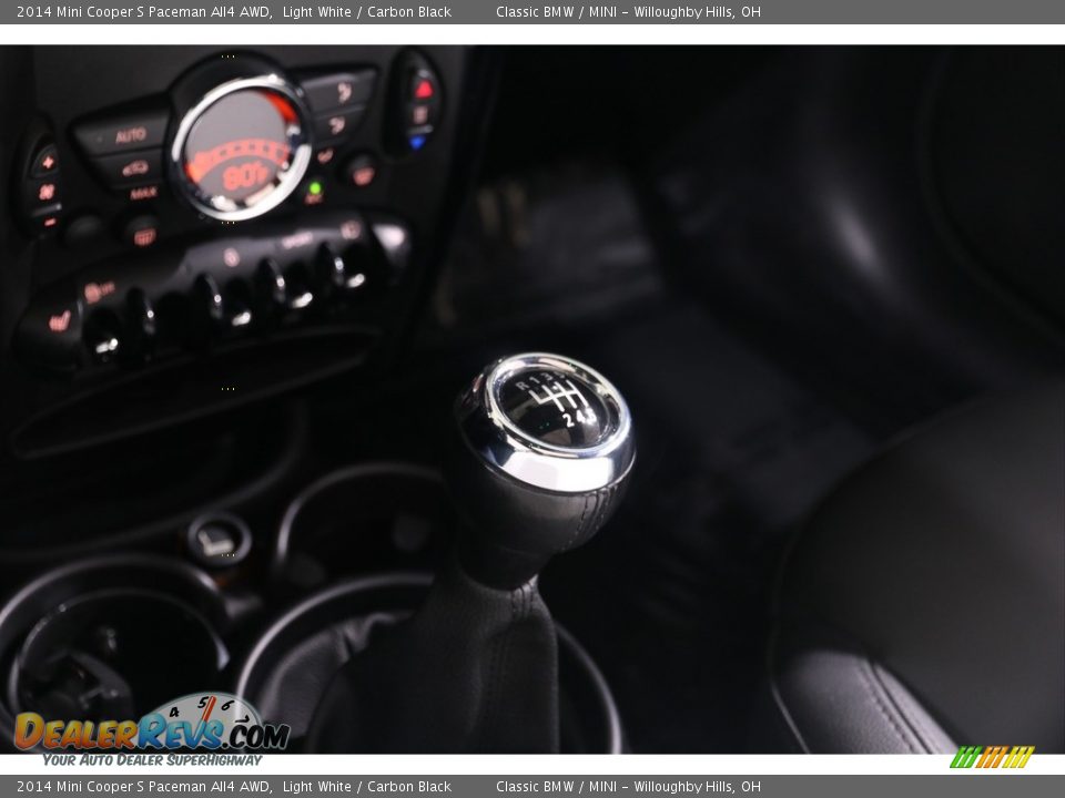 2014 Mini Cooper S Paceman All4 AWD Light White / Carbon Black Photo #14