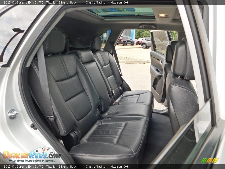 Rear Seat of 2013 Kia Sorento EX V6 AWD Photo #21