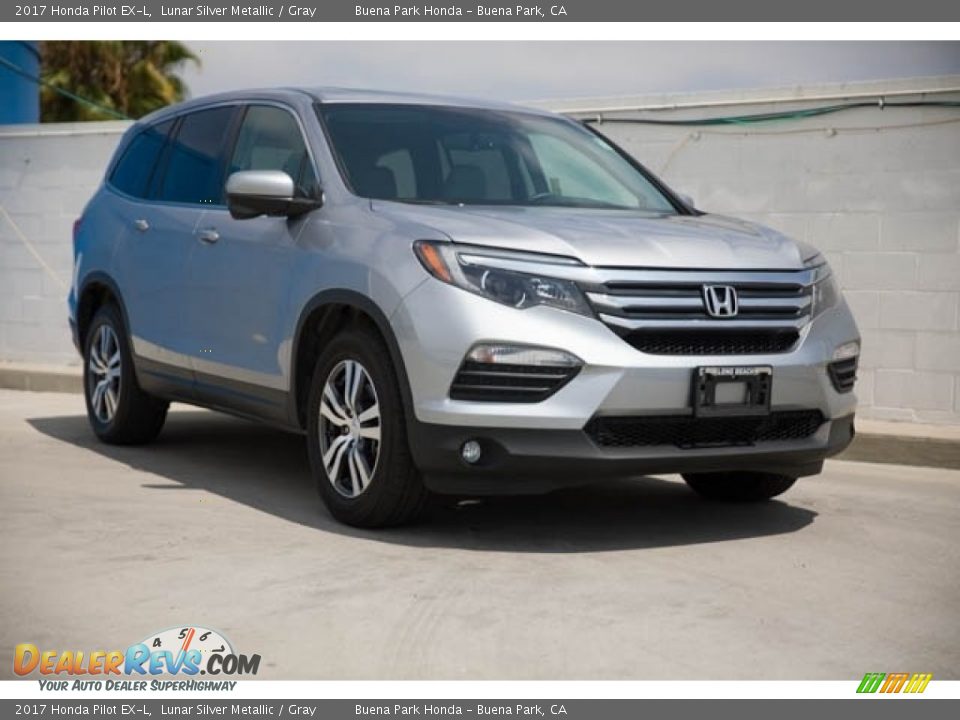 2017 Honda Pilot EX-L Lunar Silver Metallic / Gray Photo #1