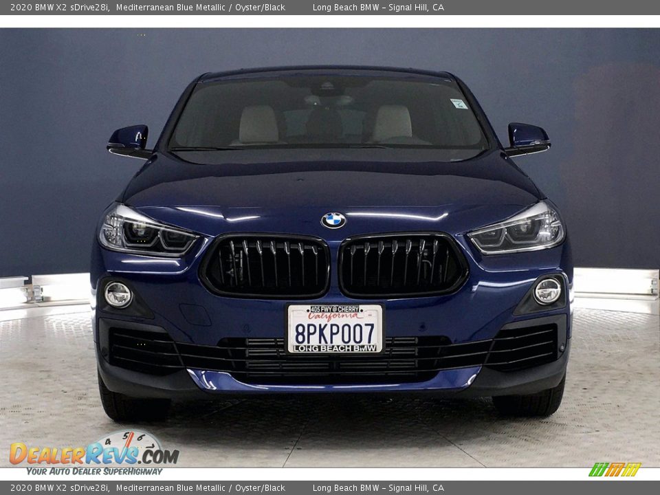2020 BMW X2 sDrive28i Mediterranean Blue Metallic / Oyster/Black Photo #2