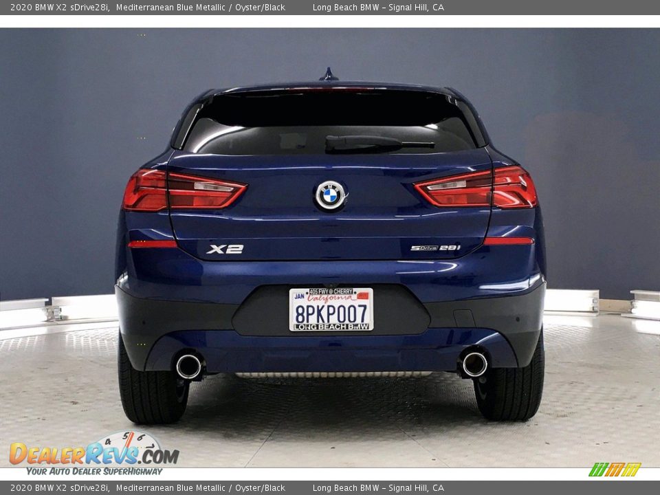 2020 BMW X2 sDrive28i Mediterranean Blue Metallic / Oyster/Black Photo #3
