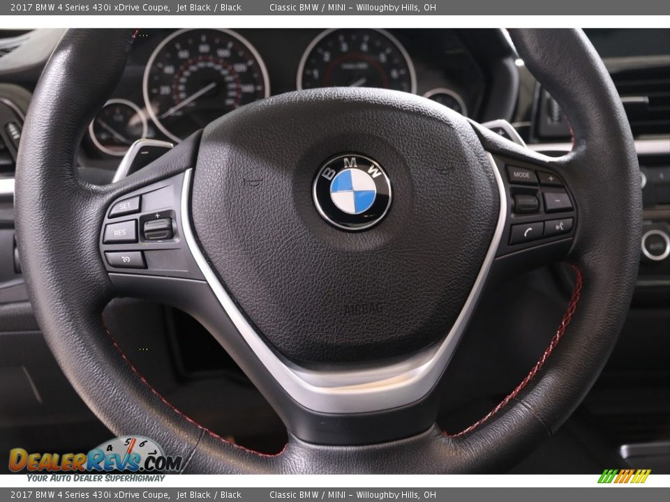 2017 BMW 4 Series 430i xDrive Coupe Steering Wheel Photo #7