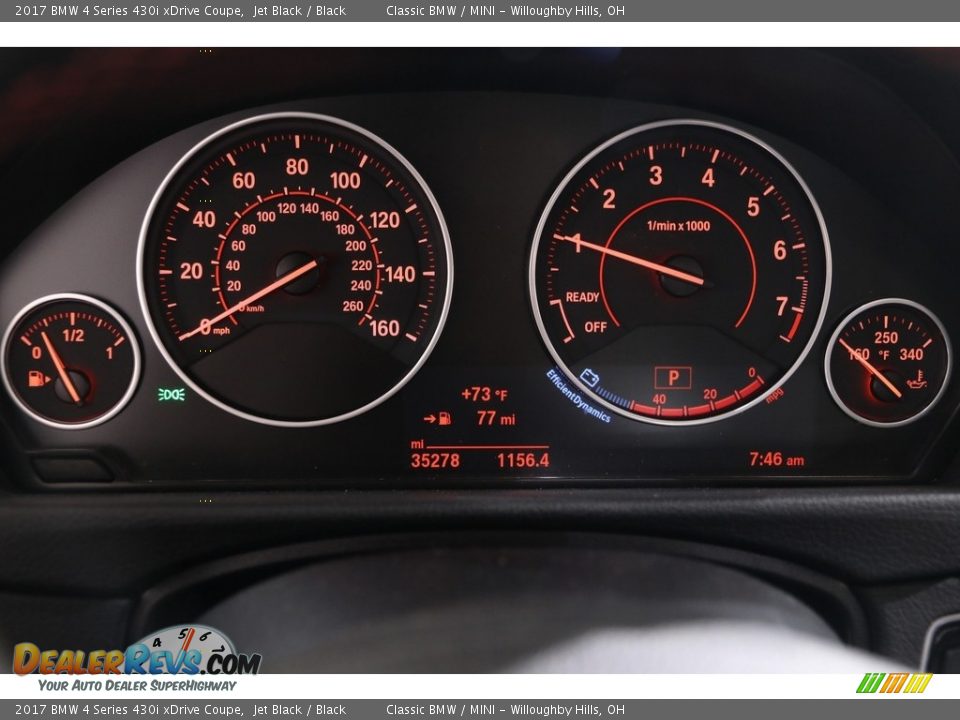 2017 BMW 4 Series 430i xDrive Coupe Gauges Photo #8