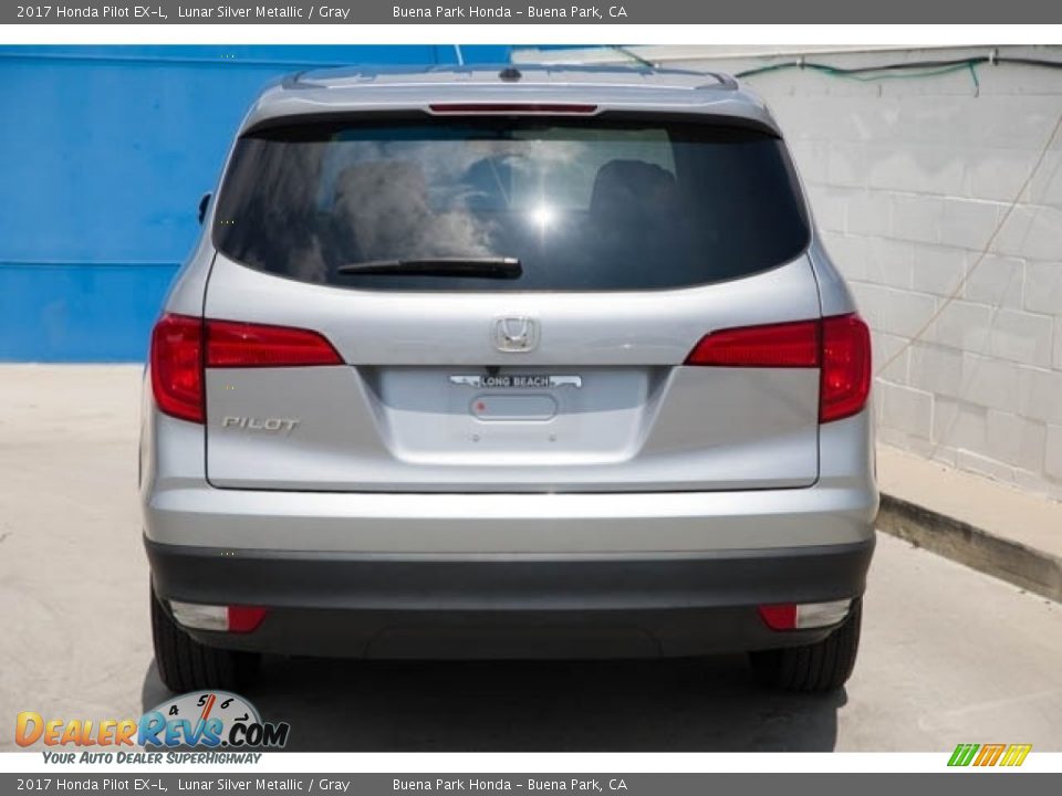 2017 Honda Pilot EX-L Lunar Silver Metallic / Gray Photo #9