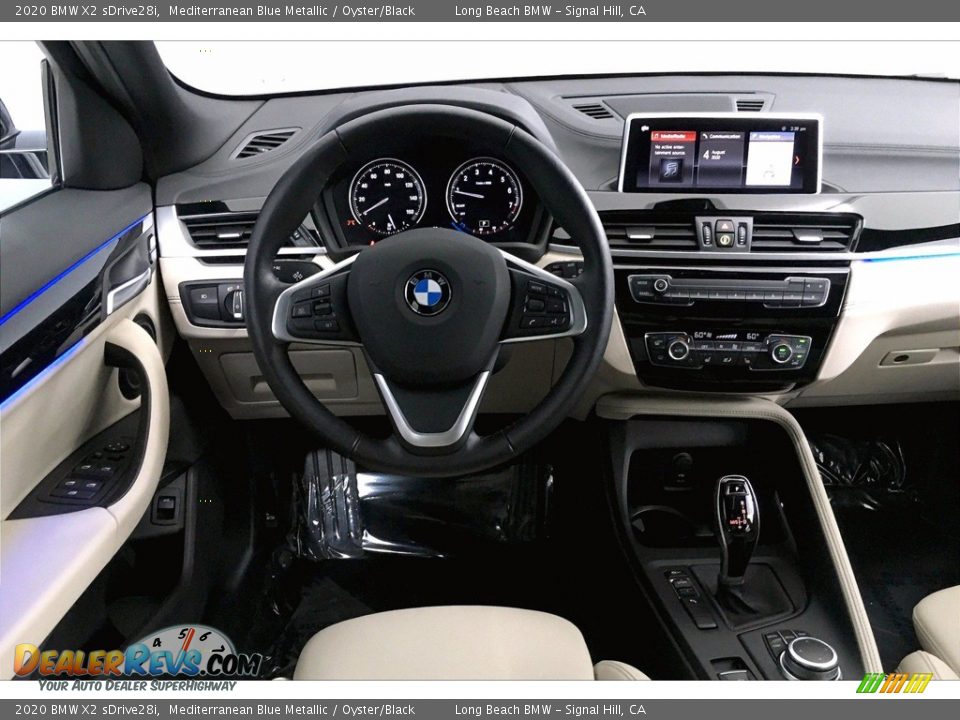 2020 BMW X2 sDrive28i Mediterranean Blue Metallic / Oyster/Black Photo #4