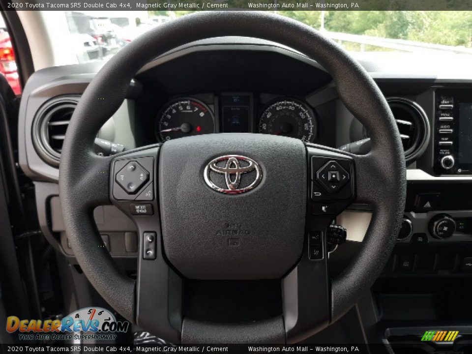 2020 Toyota Tacoma SR5 Double Cab 4x4 Magnetic Gray Metallic / Cement Photo #4