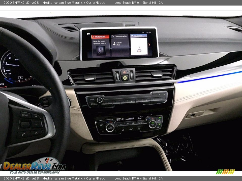 2020 BMW X2 sDrive28i Mediterranean Blue Metallic / Oyster/Black Photo #5