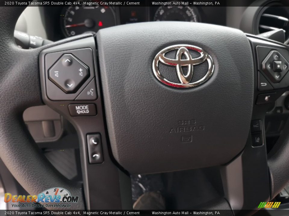 2020 Toyota Tacoma SR5 Double Cab 4x4 Magnetic Gray Metallic / Cement Photo #5